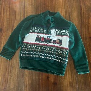 Baby 9-12 months Christmas train sweater The Children’s Place New